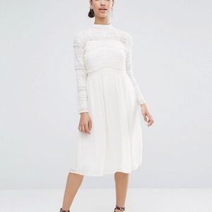 Beautiful white lace Asos dress